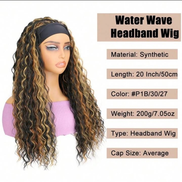 Curly Headband Wig - Picture 2 of 4